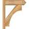 Ekena Millwork Westlake Rough Sawn Arts and Crafts Outlooker, Western Red Cedar, 6"W x 20"D x 24"H OUT06X20X24WTL03RWR - alternate 2